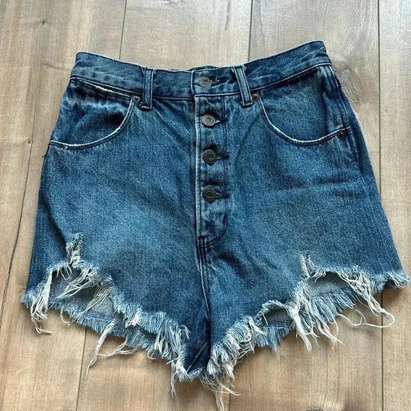 Moussy Vintage Reedy Shorts Sz 1 (Small) - Picture 3 of 9